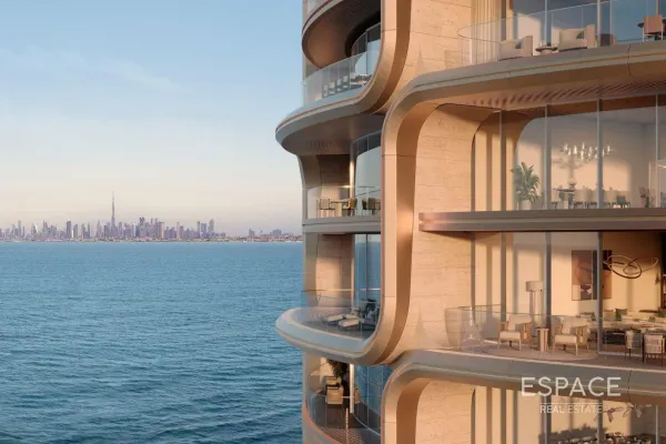 THE Alba Residences by Omniyat, Palm Jumeirah, Dubai - Espace
