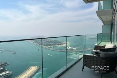 EMAAR Beachfront - Beach Vista Tower 2, Dubai Harbour, Dubai - Espace
