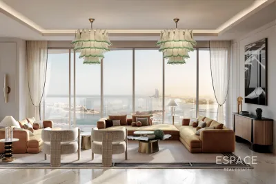 EMAAR Beachfront - The Bristol, Dubai Harbour, Dubai - Espace