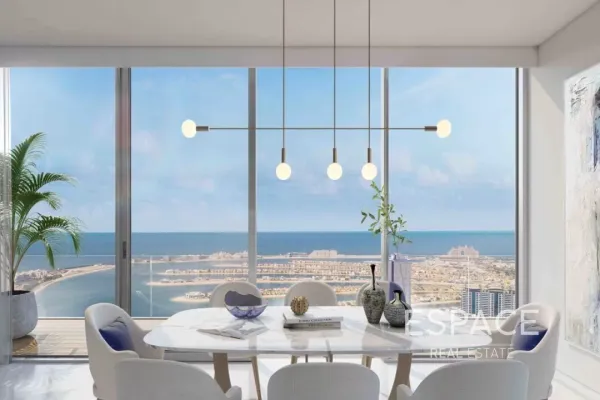 EMAAR Beachfront - Grand Bleu Tower 1, Dubai Harbour, Dubai - Espace